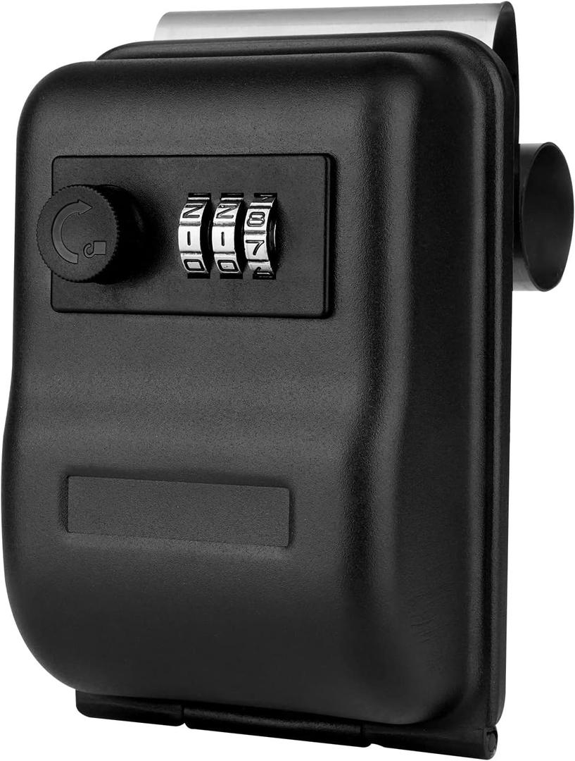 Car Window Lock Box, Key Locks Box Car, Three Digit Locks Boxs Window, Car Windows Lock Box for turo, 3-Digit Combination Lockbox fit GetAround, Ride Share,Large Capacity, Protective Cover