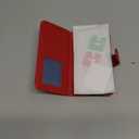 Bohefo Case for iPhone 13 Case, iPhone 14 Wallet Case with Tempered Glass Screen Protector, Embossed Mandala Leather Flip Credit Card Holder Stand Phone Cover Cases for Apple iPhone 13 Red