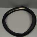 Motor Trend Ergonomic Grip Steering Wheel Cover/Protector for Small Size Steering Wheels in Cars, SUVs, Boats (13.5-14.5") (Grip Drive Pro Comfort Grip (Black/Black Stitching))