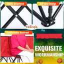 Foldable Bench 6 Seat with Back No Assembly
Sideline Soccer Bench 176 lb Capacity, Portable Folding Team Chair for Soccer Baseball Outdoor Events Sport Camping Travel