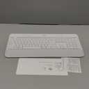 Logitech Signature K650 Comfort Full-Size Wireless Keyboard with Wrist Rest, BLE Bluetooth or Logi Bolt USB Receiver, Deep-Cushioned Keys, Numpad, Compatible with Most OS/PC/Window/Mac - Off White