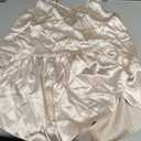 Ekouaer Satin Pajama Sets for Women 2 Piece Silky Cami Pj Set Soft Nightwear Lingerie Sleepwear Set (Medium, Champagne)