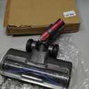 HESTIA Hardwood Floor Attachment for Dyson V7 V8 V11 V15 SV10 SV12 SV14 Cordless Stick Vacuum Cleaners, V-Shaped Roller Brush, LED Headlights, Cleaner Head Replacement Parts (Gray)