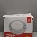 QPAU Snow Tube with Premium Canvas Cover for Kids and Adults, 48'' Inflatable Heavy Duty Snow Tube Made by Thickened Bottom, Sled Winter Outdoor Fun Toys for Children Boys Girls