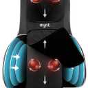 Mynt Back and Neck Massager for Pain Relief Deep Tissue,3D Shiatsu Acupressure Neck Back Massager with Heat, Seat Massager for Full Body Relaxation Black