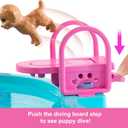 Barbie Dream Pool Playset with 6 Play Areas, Including Slide & Bubbling Hot Tub, Plus 20+ Accessories Like Pet, Floaties & More, 1-pack