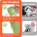 Oil Sprayer for Cooking 2 in 1, 470ml/16oz, Oil Spray & Dispenser Glass Bottle, Food-grade material for Kitchen, Salad Dressing, Frying, Air Fryer & BBQ (Green)