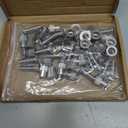 Stainless Steel 5/16-18 Rivet Nuts and Bolts 1" Button Head Socket Cap Screws 5/16 Flat Washers Rivnut Threaded Nutsert 20-Set