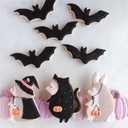 2 x Halloween Cookie Cutters, 6Pcs Cookie Cutters Holiday Shapes Molds Pumpkin, Ghost, Spider Web, Bat, Cat Head, Skull Cookie Cutters with Decorating Instructions (Silver)