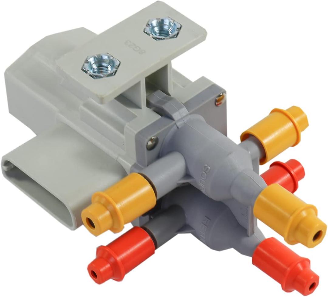 JDMSPEED New 6 Port Fuel Tank Selector Valve Replacement For Ford F250 F350 Super Duty E150 E250 E350 F450 F550 Ranger 6.0L/6.4L/6.7L/7.3L Diesel 6C3Z9189A, 6C3Z-9189-A, F5TB-9F271-AA, 6005966