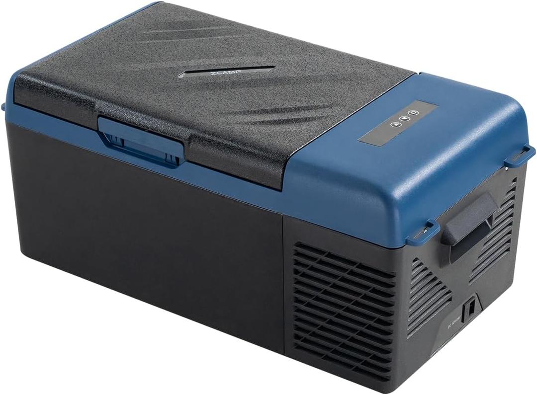 KI15 12 Volt Refrigerator,Portable Freezer,16 Quart(15L) Car Cooler,12V Car Fridge,12/24V DC 100-240V AC for Camping, Travel, Truck, RV, Boat -4~68