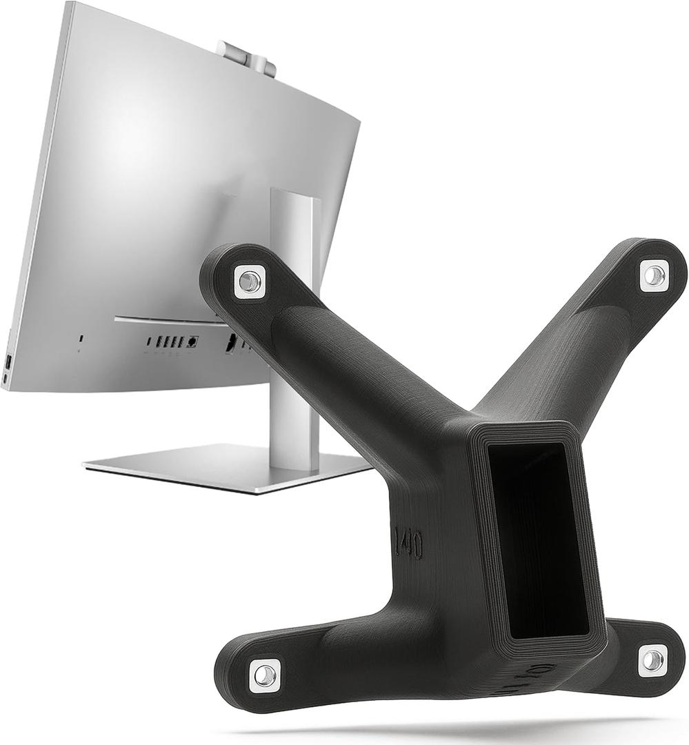 3IDEE VESA Adapter, VESA Mount Compatible with HP All-in-One PC (EliteOne 840, 870 G9) - VESA Mount 75x75mm - VESA Adapter HP for Monitors Without VESA Connection