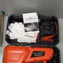 ROGTZ Electric Hydraulic Car Jack Kit 5 Ton 12V Ultra-Portable Auto Car Lift with 17.7 Inch Range for SUV Sedan Truck Repair Floor Jack for Tire Change Lightweight for Easy Storage (Red)