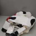 Christmas Lighted Outdoor Decorations:32" Cow,3D Lighted-up Christmas Cow Indoor Outdoor Display with LED Lights,Pre-lit Holiday Farm/Pasture/Home Yard Lawn Patio Garden Decoration