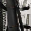 Over The Door Hooks Organizer, Over The Door Towel Rack with Mesh Basket, 10 Coat Hooks and 2 Wreath Hangers, Bathroom Door Organizer Back of Door Hanger for Bedroom, Kitchen (Black)