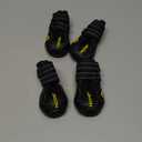 Hcpet Dog Shoes, Dog Boots for Small Dogs, Waterproof Medium Dog Booties Paw Protector for Summer Hot Pavement, Winter Snowy Day, Outdoor Walking, Indoor Hardfloors Anti Slip Sole Black Size 1 (#1 (width 1.57 inch) for 10-23 lbs)