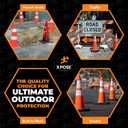 Xpose Safety 28 Inch Orange Slim Line Traffic Cones
Heavy Duty 10lb with 6" & 4" Collars, 4 Pack Multipurpose PVC Plastic Safety Cone for Parking, Soccer, Caution, Kids