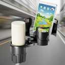 Car Cup Holder Expander, Cup Holder for Car Made of High Density Polymer with Piano Gloss Finish, Stable and Anti-Shake Design, Ideal for Commute, Road Trip