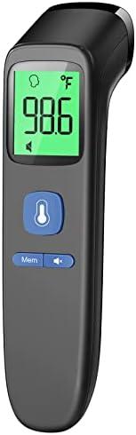 No-Touch Thermometer for Adults and Kids, Digital Baby Thermometer with Fever Alarm, 1 Second Fast Result, FSA HSA Eligible, Easy to use, 2 in 1 Mode