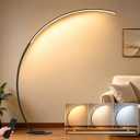 Dimmable LED Lamps for Living Room with 3 Color Temperatures, Ultra Bright 2000LM Arc Floor Lamps, Modern Standing Tall Lamp with Remote Control Reading Floor Lamp for Bedroom Office Classroom