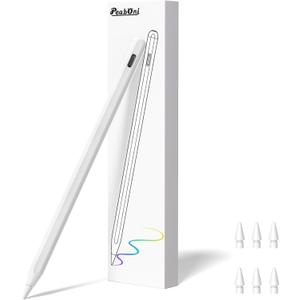 Pencil 2nd Generation for iPad 2018-2023 with Magnetic Wireless Charging Compatible with Apple iPad Pro 13(M4)/12.9/11,iPad Air 6(M2)/5/4/3,iPad mini 7(A17 Pro)/6/5,iPad10/9/8/7/6 White