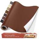 Self Adhesive Leather Repair Patch Kit, 31.4 in x 16 in Large Vinyl Leather Repair Tape for Furniture, Car Seat, Couch, Sofa, Chair Brown