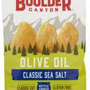 Boulder Canyon Olive Oil Kettle Chips, Classic Sea Salt, 6.5 oz, 4 Pack, Best By Jan. 12, 2026