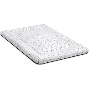 Washable XL Dog Bed Crate Pad - Soft Kennel Pad Crate Mat for Dog Cage - Anti-Slip Comfy Pet Bed, 41" x 27", Gray (Grey)