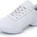 SWDZM Ballroom Salsa Practice Dance Sneakers Cheer Shoes for Women Cheerleading Athletic Dance Shoes