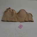 SEA BBOT Women Longline Strapless Bra Full Coverage Corset Bra Hide Back Fat (40B, Dark Beige)