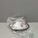 Left Corner Light Indicator Lamps Turn Signal Lamp Compatible with Toyota Land Cruiser FJ100 LC100 1998-2005 Chrome W/Bulbs Replace 81520-60360