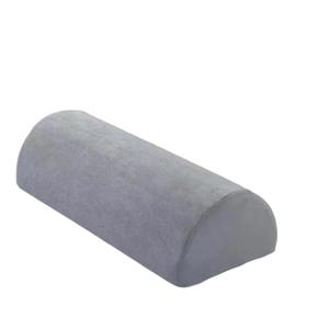 Xuvwbac Half Moon Bolster Semi-Roll Knee Pillow Ankle & Knee Support Elevation Back Lumbar Neck Relief Pain Quality Memory Foam Filling(Gray) 13x24