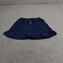 Girls Denim Lace Skirt Casual Mini Stretch Waist Flared Pleated Ruffle Short Jean Tutu Skirts for Kids (9-10 Years, Blue)