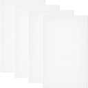 Single Screwless Blank Wall Plate Cover for Decorative Light Switch Outlet Dimmers GFCI Receptacle 1-Gang Electrical Faceplate White (4-Pack)