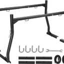 VEVOR Extendable Steel Truck Ladder Rack - 800 lbs Capacity, 46-71 inch, Non-Drilling for Kayak, Surfboard, Lumber, Ladder