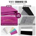 2 x Ztomine Headbands for Women, Non Slip Soft Cotton Hair Bands with Stretchy Cloth, Ideal for Yoga, Running, Outdoor Exercise, and Sports, 16 Pcs (style19)