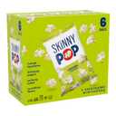 SkinnyPop Popcorn, Original, Whole Grain, Dairy-Free Snack, 0.65oz Bags (6ct), Best Before 07 17 2025