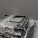 Furnulem Night Stand with Charging Station, Tall Black Dresser for Bedroom, Nightstand with Led Light, Bed Side Table for Living Room, Fabric Storage Drawer, Metal Frame, Wood Furniture