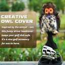 Funny Driver Headcover, Plush Golf Club Covers Long Neck, Animal Headcover, Soft Mallard Duck Rabbit Bunny Owl Fish Headcovers for Golf Clubs Fits Men and Women, Driver Headcover Animal for Present