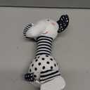 Baby Toys 0-12 Months, Black and White Newborn Toys, Soft Plush Rattle Stuffed Animal Toy with Teether and Sound, Developmental Hand Grip Toys (Elephant)
