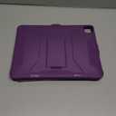 Soke Case for iPad 9th/8th/7th Generation 10.2-Inch (2021/2020/2019 Release), with Built-in Screen Protector and Kickstand, Rugged Full Body Protective Cover for Apple iPad 10.2 Inch - Purple