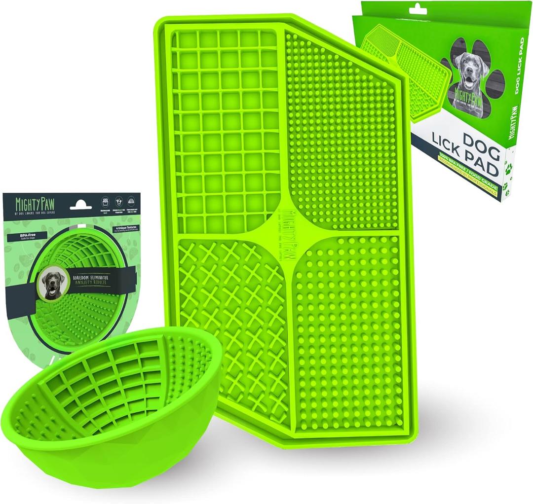 Mighty Paw Dog Lick Bowl and Lick Pad