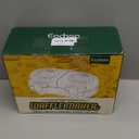 2-in-1 Double Waffle & Pancake Maker - CACHOO Mini 4" Nonstick Waffle Iron & Small Round Griddle with 4 Removable Plate Sets, Dishwasher Safe, Perfect for Small Spaces, Apartments & Dorms, Aqua