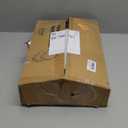 Corner Floating Shelves, Rustic Brown Wood, Set of 2, Wall Mount Storage with Guardrail for Bathroom Kitchen Living Room (White)