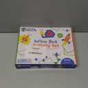 Learning Resources Pattern Block Activity Set, 20 Double-Sided Cards, Ages 4+