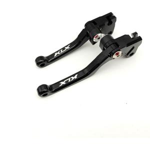 OEM Replacement Brake Clutch Levers for Kawasaki KLX110 (2002-2025) | KLX110L (2010-2025) CNC Aluminum Adjustable Handlebars | Motorcycle Control Lever Set with Easy Install (Glossy, Black)