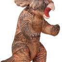 MXoSUM Inflatable Dinosaur Costume Blow up Triceratops Costumes for Adults Fancy Dino Onesies Party Halloween Cosplay Costume