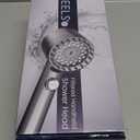 FEELSO Filtered Shower Head with Handheld, High Pressure 4 Spray Showerhead with Filters & Upgraded Anti-clog Nozzles for Hard Water -Remove Chlorine, Reduce Dry Itchy Skin -ON/OFF Switch for Pet Bath (Gray)