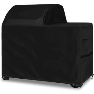 Grill Cover for Traeger Grills Woodridge Electric Wood Pellet Grill and Smoker, 600D Weather Resistant Waterproof Fabric Outdoor Rain and UV Protection All-Weather, Traeger Woodridge Grill Cover