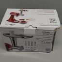 Stainless Steel Meat Grinder Attachments for KitchenAid, Sausage Stuffer, Compatible with KitchenAid Stand Mixer of All Models, Dishwasher Safe